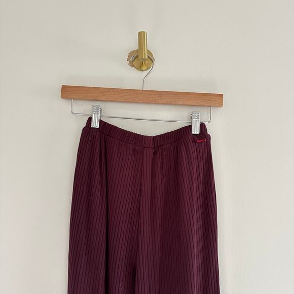 N:Philanthropy Revolve Reign Ribbed Pull On High Rise Pants Space Cherry XS - Picture 9 of 9